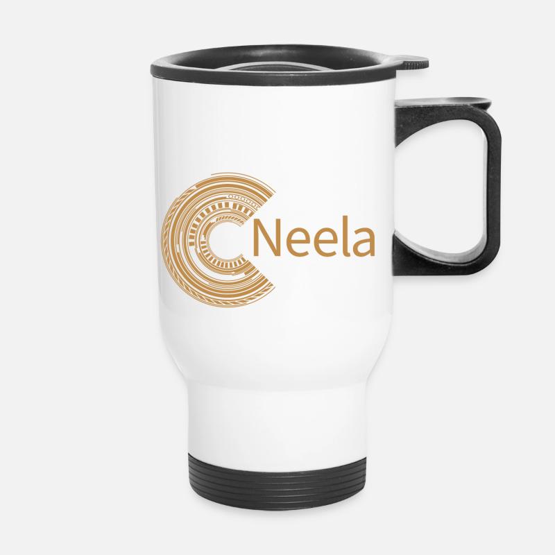 Pour Neela - Tasse isotherme avec poignée - blanc