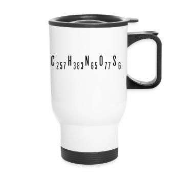 Human Insulin Formula - Thermal mug with handle - white - Front