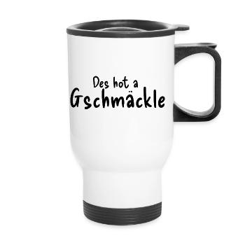 Gschmäckle - Thermobecher mit Tragegriff - Weiß - Vorne