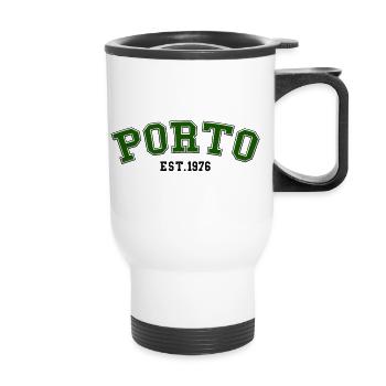 Porto Est. 1976 - Thermal mug with handle - white - Front