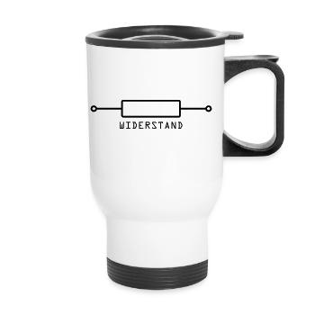 resistance - Thermal mug with handle - white - Front