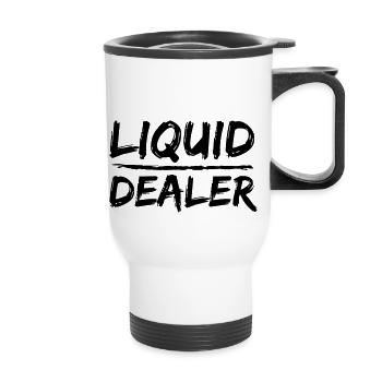 Liquid Dealer - Thermobecher mit Tragegriff - Weiß - Vorne