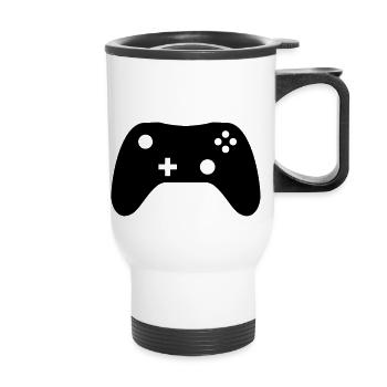 Controller - Thermobecher mit Tragegriff - Weiß - Vorne