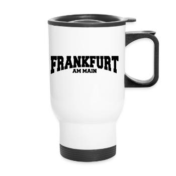 Frankfurt am Main - Tasse isotherme avec poignée - blanc - Devant