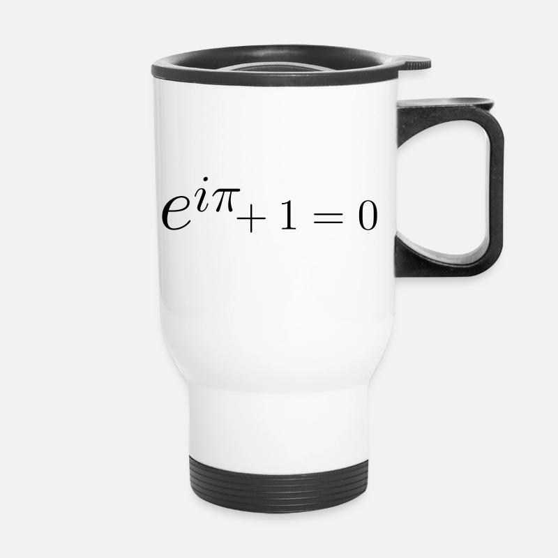 Euler formula - Thermal mug with handle - white