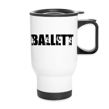 (ballett) - Thermobecher mit Tragegriff - Weiß - Vorne