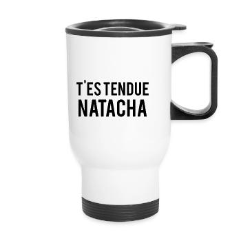 T ES TENDUE NATACHA - Tasse isotherme avec poignée - blanc - Devant
