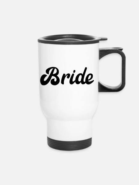 Bride - Thermobecher mit Tragegriff - Weiß