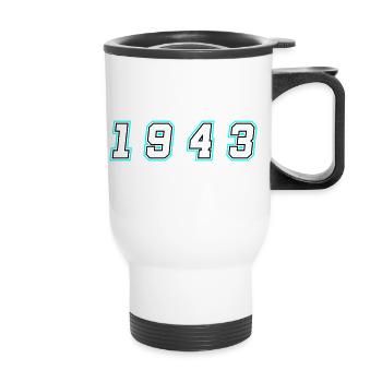1943 Year Number - Thermal mug with handle - white - Front