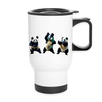 Méditation - Tasse isotherme avec poignée - blanc - Devant