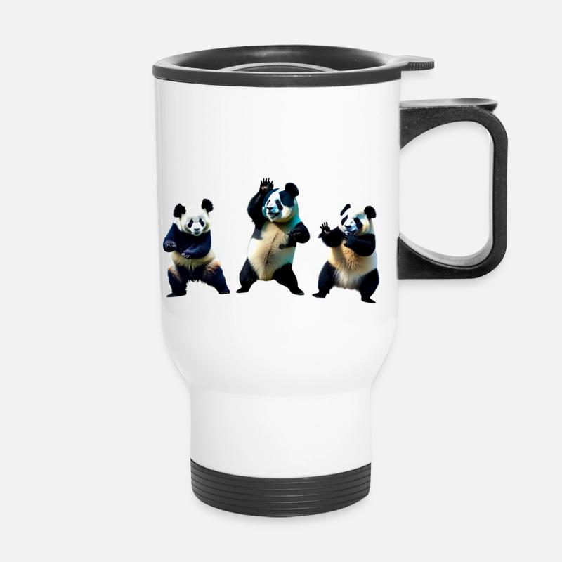 Meditation - Thermal mug with handle - white