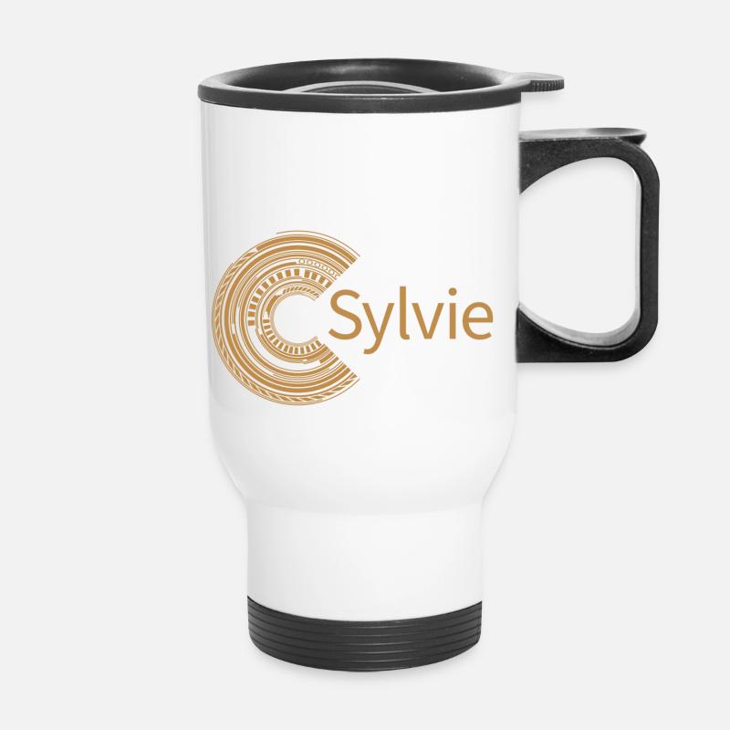 Pour Sylvie - Tasse isotherme avec poignée - blanc