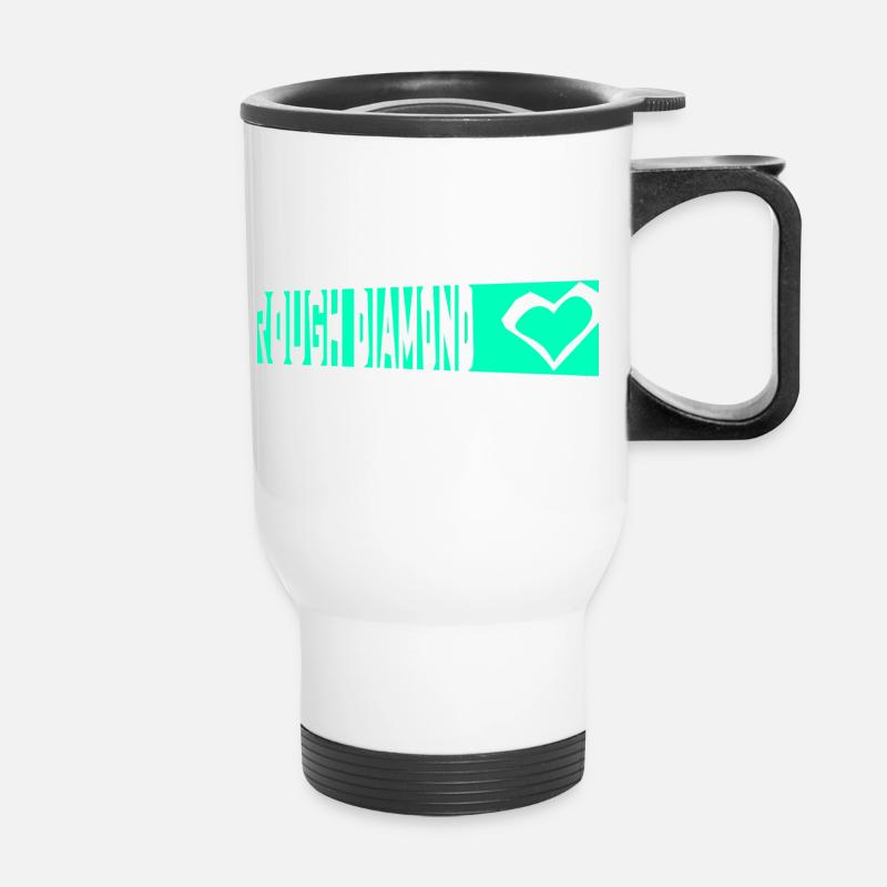 DIAMANT - Tasse isotherme avec poignée - blanc