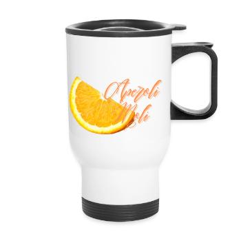 Aperitif Moli - Thermal mug with handle - white - Front