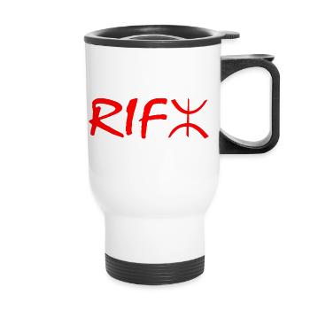 Rif - Tasse isotherme avec poignée - blanc - Devant