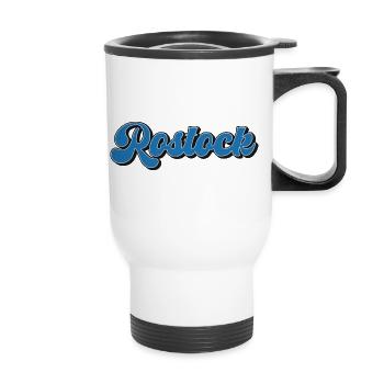 Rostock - Thermal mug with handle - white - Front