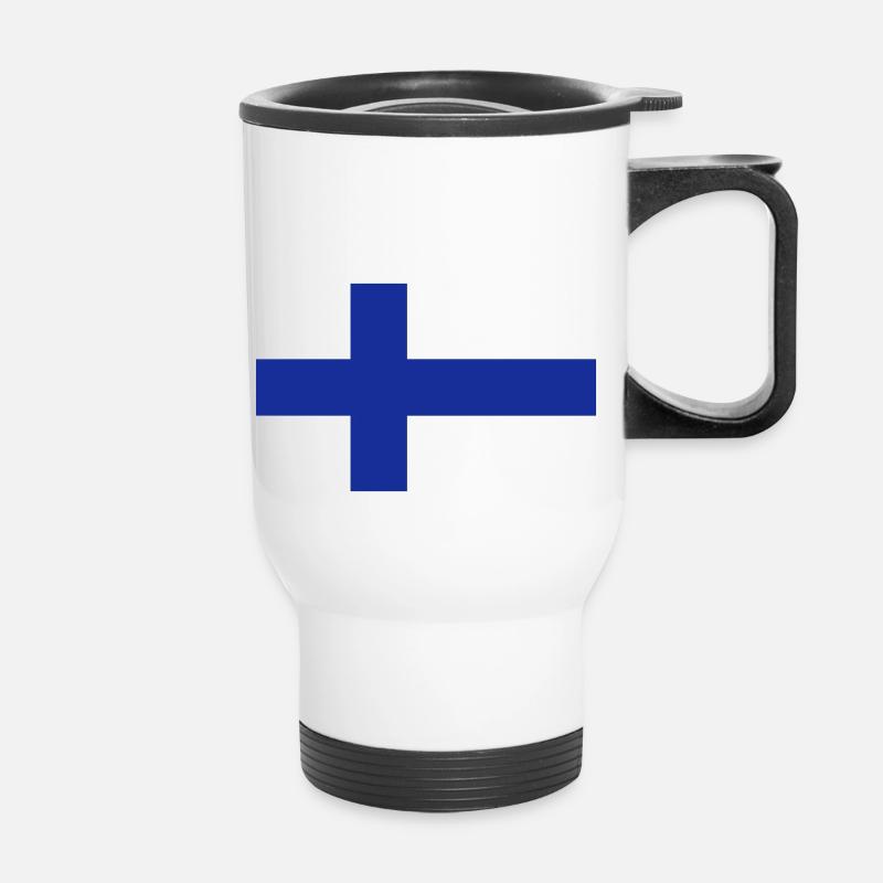 Finlande - Tasse isotherme avec poignée - blanc