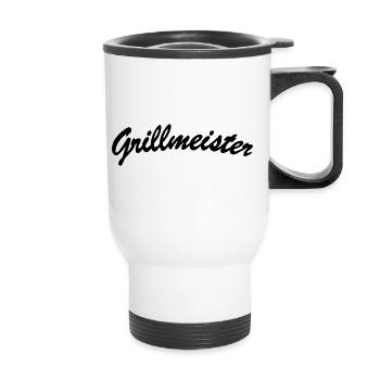 Maître de gril - Tasse isotherme avec poignée - blanc - Devant