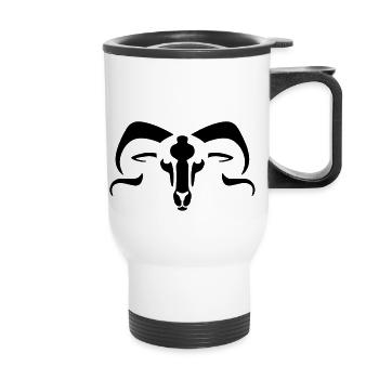 widder_062012_b_1c - Thermal mug with handle - white - Front