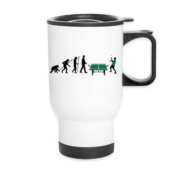 evolution_table_tennis_072012_a_2c - Thermobecher mit Tragegriff - Weiß - Vorne