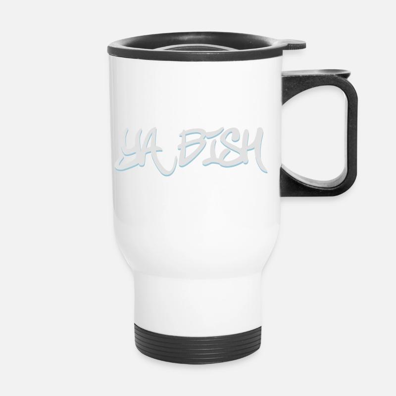 ya bish - Thermal mug with handle - white