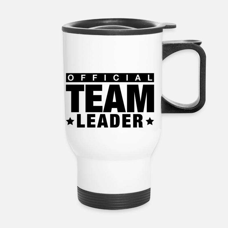 offcial_team_leader_to1 - Tasse isotherme avec poignée - blanc