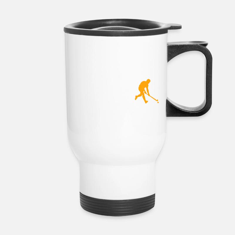 Evolution field field hockey gift field field hockey player G - Thermal mug with handle - white