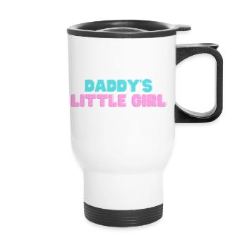 Daddy's little girl - Thermal mug with handle - white - Front