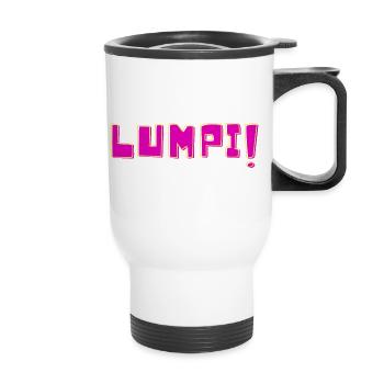 Lumpi! - Thermobecher mit Tragegriff - Weiß - Vorne