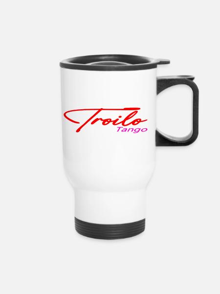 Troilo Tango - Thermobecher mit Tragegriff - Weiß