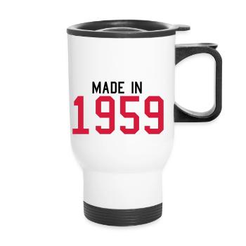 1959 - Thermobecher mit Tragegriff - Weiß - Vorne