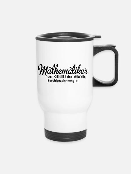 Mathematiker - Thermobecher mit Tragegriff - Weiß