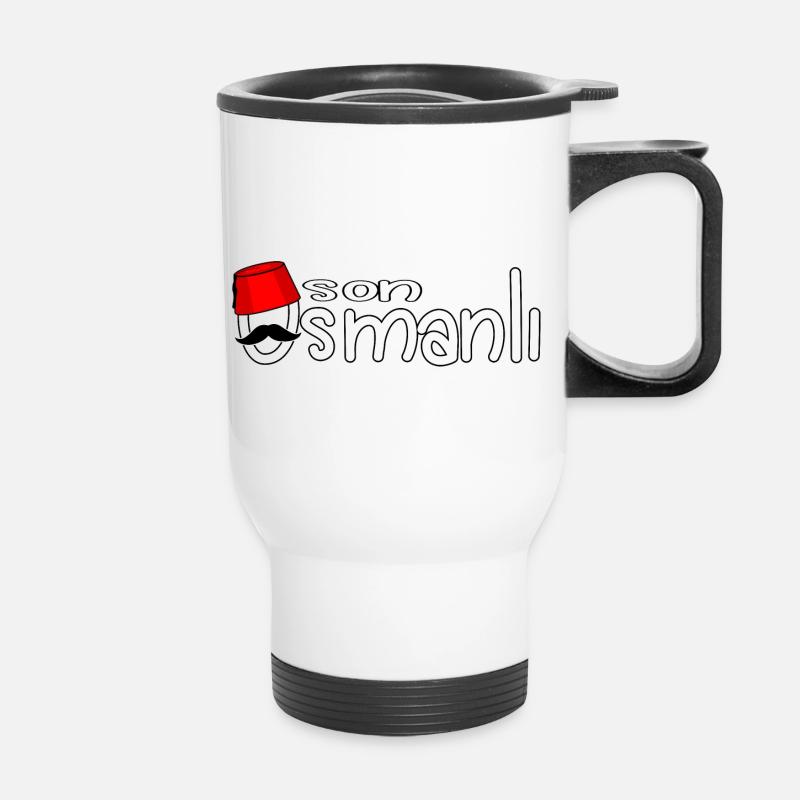 Son Osmanli - Thermobecher mit Tragegriff - Weiß