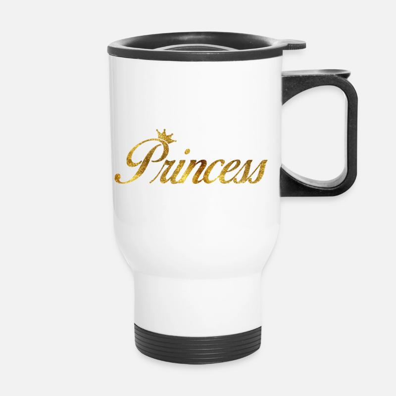 Princesse - Tasse isotherme avec poignée - blanc