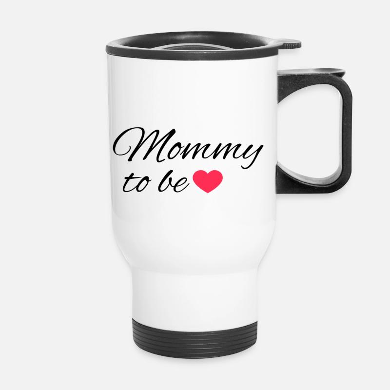 Future maman - Tasse isotherme avec poignée - blanc