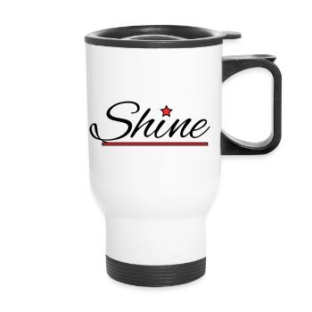 Shine - Thermal mug with handle - white - Front