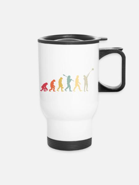 Artiste de verre soufflant de verre Evolution - Tasse isotherme avec poignée - blanc