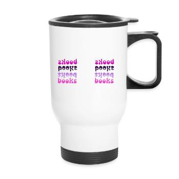 Livres Panorama - Tasse isotherme avec poignée - blanc - Devant