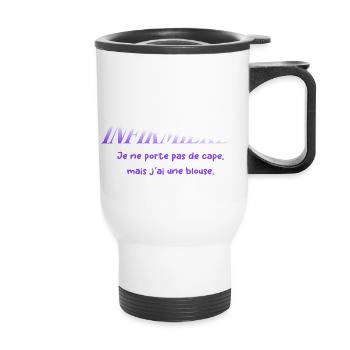 NURSE NURSE DOCTOR HUMOR DRÖLES - Thermal mug with handle - white - Front