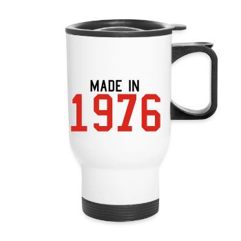 1976 - Thermal mug with handle - white - Front