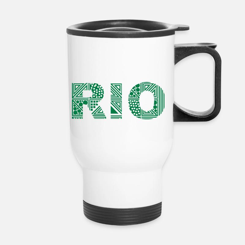 Rio de Janeiro - Tasse isotherme avec poignée - blanc