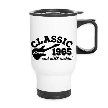 1965 - Thermobecher mit Tragegriff - Weiß - Vorne