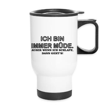 Always Warm beds - Thermal mug with handle - white - Front