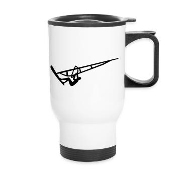Windsurfing - Tasse isotherme avec poignée - blanc - Devant