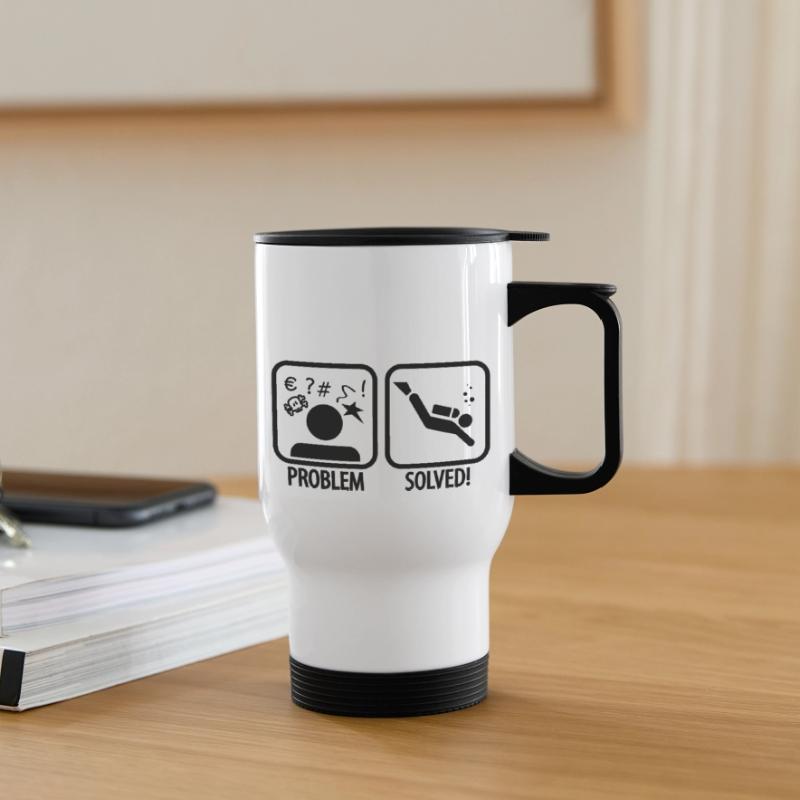 Diving: Problem - Solved! Thermobecher mit Tragegriff