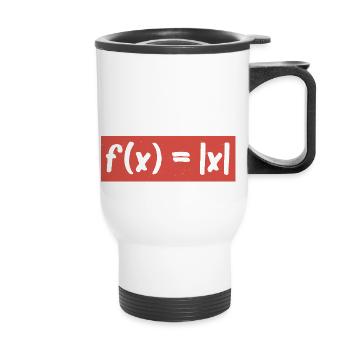 Avoid Negativity Mathematics Function Math - Thermal mug with handle - white - Front
