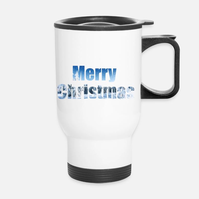 Christmas - Thermal mug with handle - white