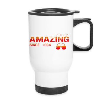 Amazing since 1994 - Thermal mug with handle - white - Front