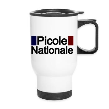 Picole nationale - Tasse isotherme avec poignée - blanc - Devant