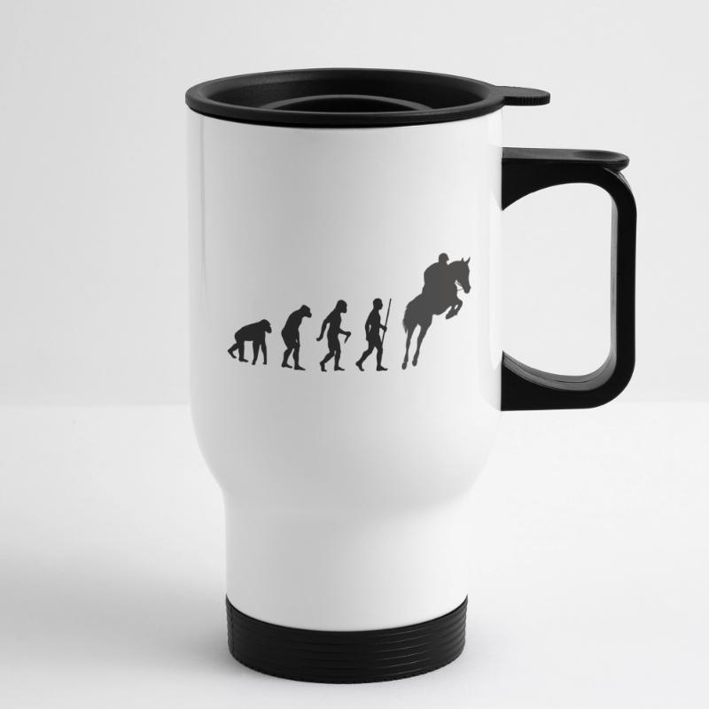Cavalier d’obstacles Evolution Tasse isotherme avec poignée